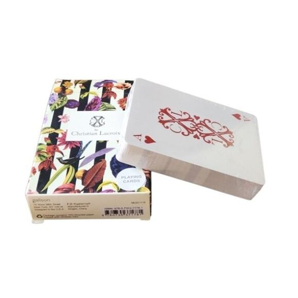 Christian Lacroix Other - New In Box Sealed Christian Lacroix Designer Playing Cards Deck